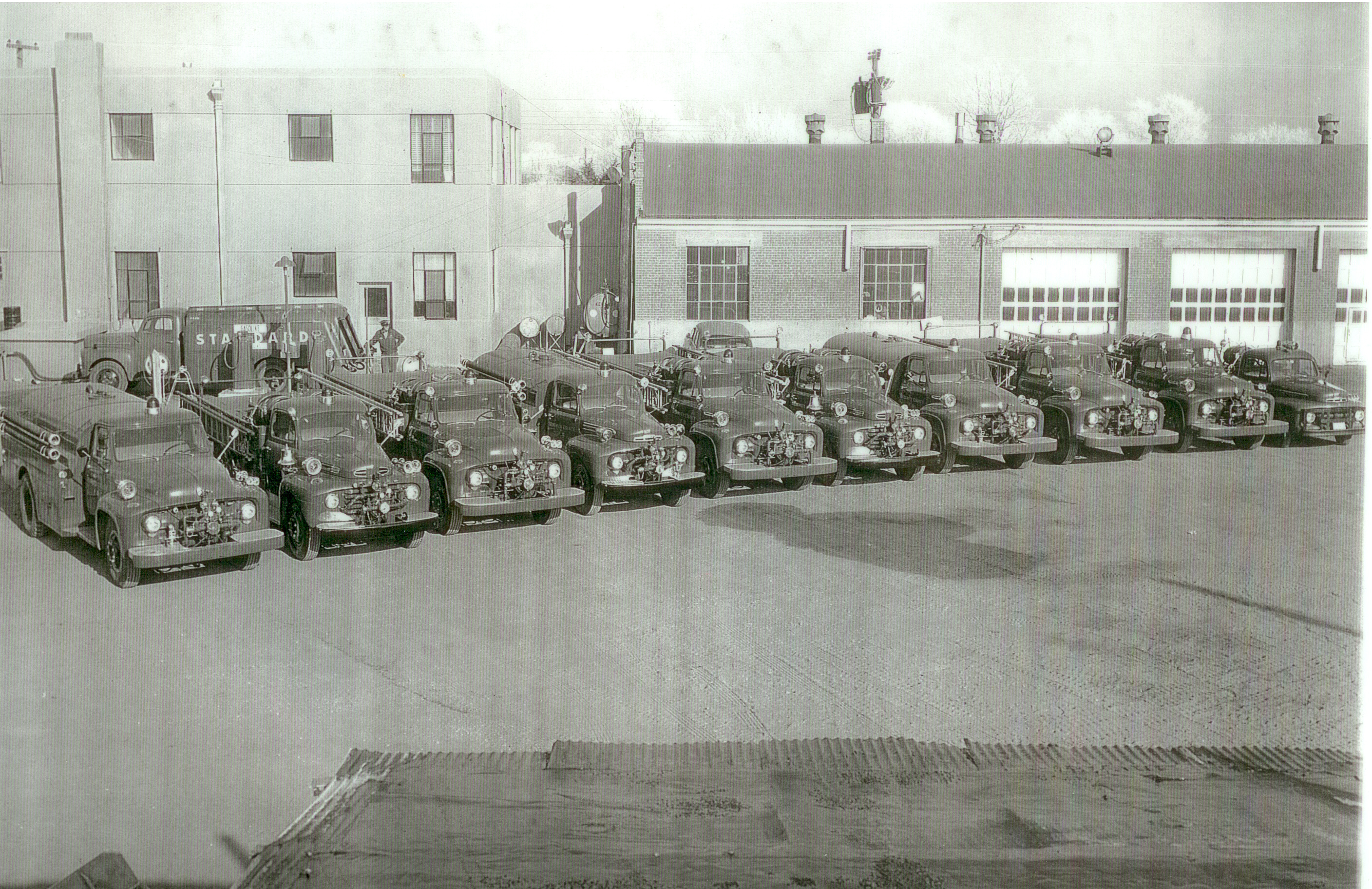Old fire trucks