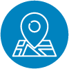Early Voting Map Icon