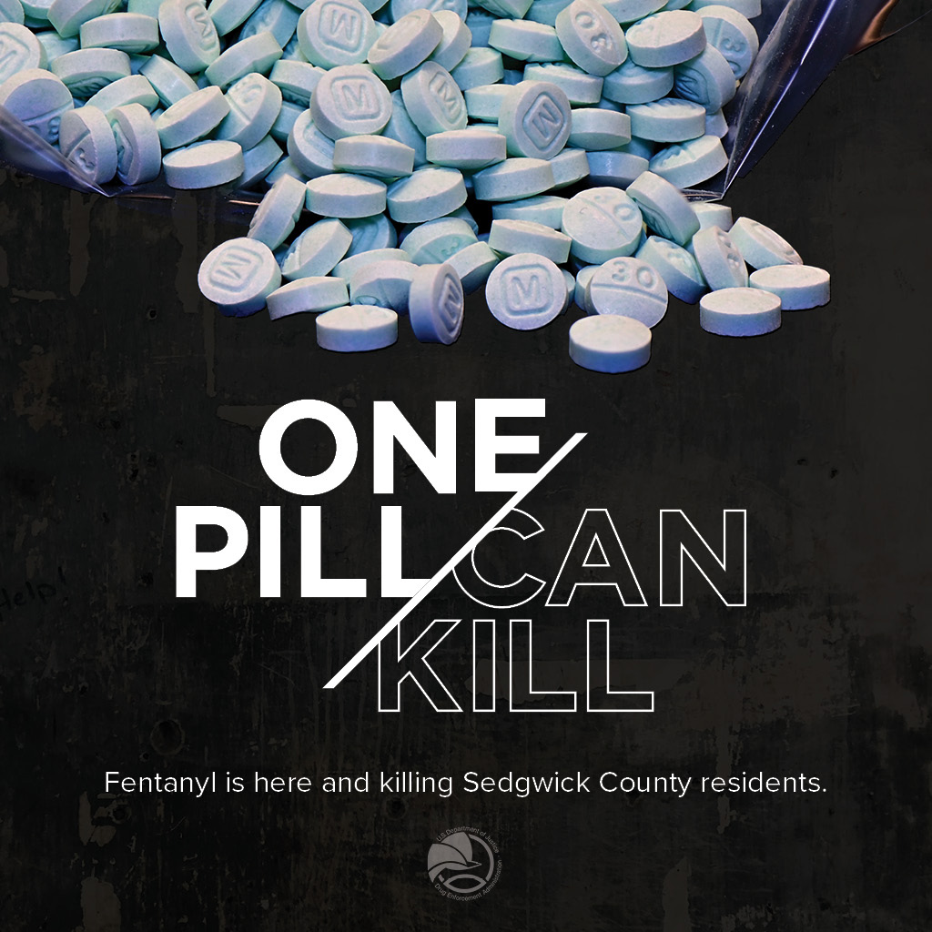 spilled pills One pill Can Kill Fentanyl is here and killing sedgwick county residents