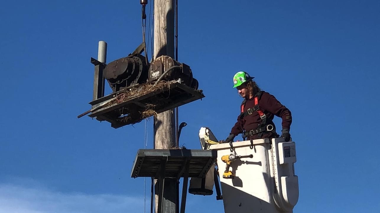 An example of old siren equipment that needed to be replaced