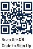 QR code scan to sign up
