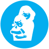 Mom Hugging Child