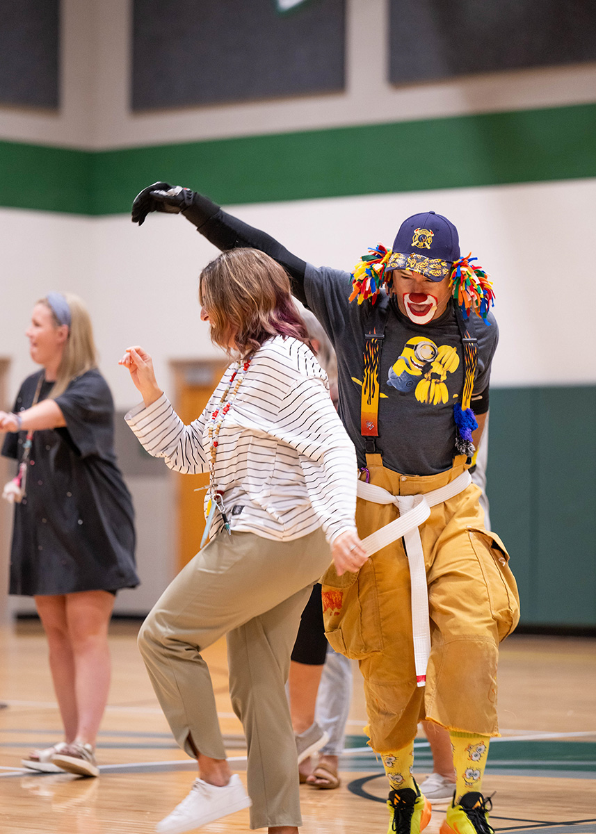 Dancing with Teacher