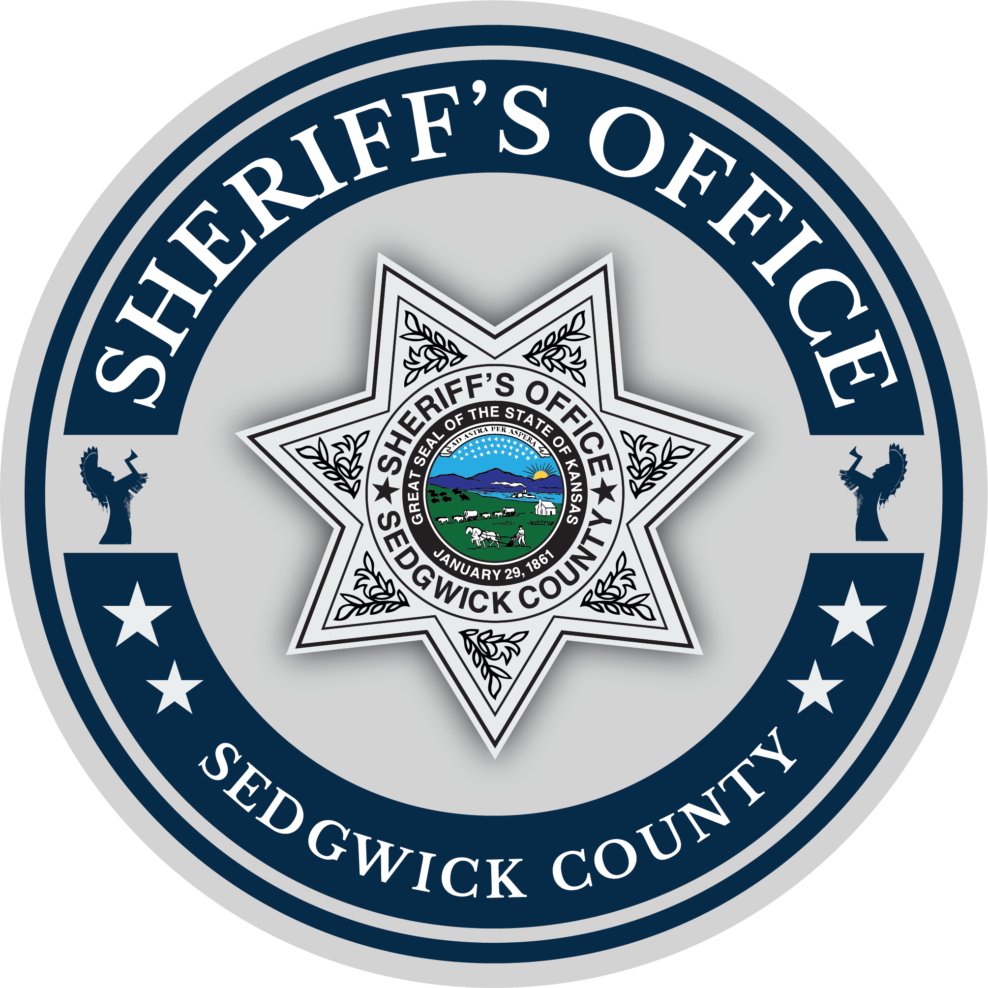 Sheriff’s Office seal with link to part time service officer application.