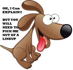 Cartoon Dog Placeholder for dog that is not photographable